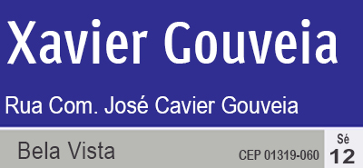 Rua Comendador José Xavier Gouveia