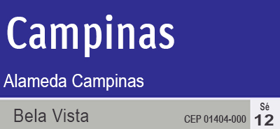 Placa da <span class="hpt_headertitle">Alameda Campinas</span>