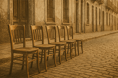 Memórias: As cadeiras na calçada do Bixiga