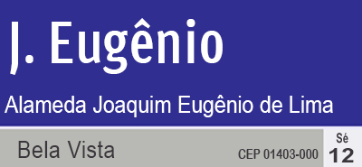 Placa da <span class="hpt_headertitle">Alameda Joaquim Eugênio de Lima</span>